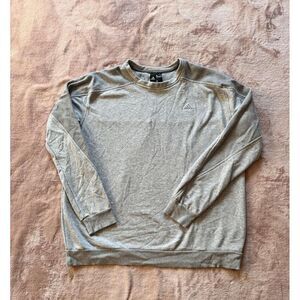 Adidas Mens Sweatshirt Pullover Crew Neck Athletic Gray Size Medium‎